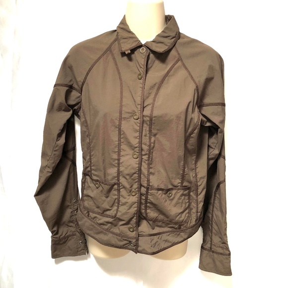 Columbia Titanium Brown Athletic LS Top Size XS - Picture 1 of 7